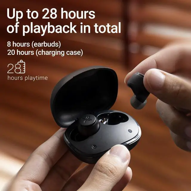 Alt view image 5 of 7 - Edifier X3s True Wireless Stereo Earbuds, IP55 Bluetooth Headphones, 28H Playtime in-Ear Earphones with Charging Case for Phone Sports - Black