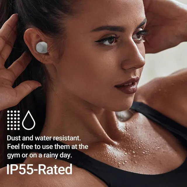 Alt view image 6 of 6 - Edifier X3s True Wireless Stereo Earbuds, IP55 Bluetooth Headphones, 28H Playtime in-Ear Earphones with Charging Case for Phone Sports - White