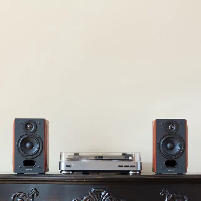 Alt view image 6 of 7 - Edifier P17 Passive Bookshelf Speakers - 2-way Speakers With Built-in Wall-Mount Bracket - Perfect For 5.1, 7.1 or 11.1 Side / Rear Surround Setup - Pair - Needs Amplifier or Receiver to Operate