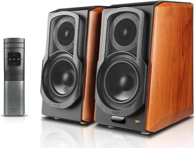 Alt view image 2 of 7 - Edifier S1000W WiFi Audiophile Active Bookshelf 2.0 Speakers - Pair (Certified Refurbished)