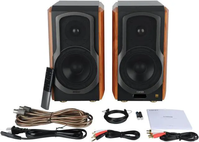 Alt view image 6 of 7 - Edifier S1000W WiFi Audiophile Active Bookshelf 2.0 Speakers - Pair (Certified Refurbished)