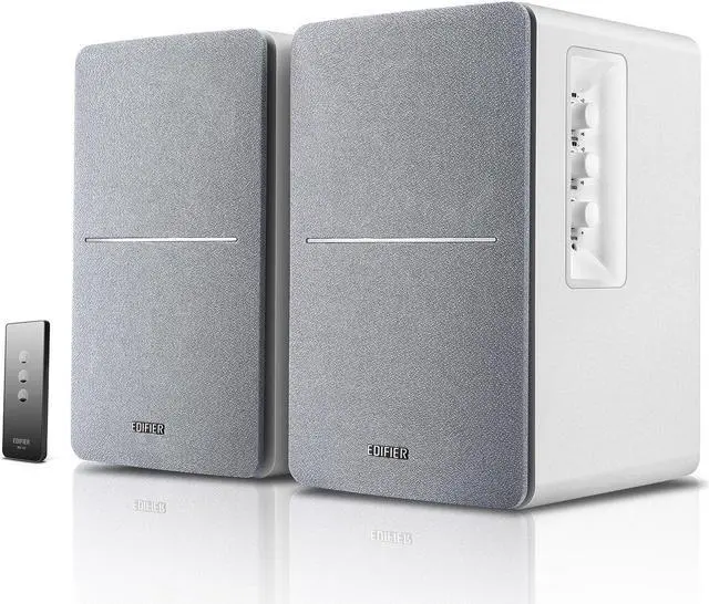 Main image of Edifier R1280T Powered Bookshelf Speakers - 2.0 Active Near Field Monitors - Studio Monitor Speaker - White Enclosure - 42 Watts RMS (Refurbished)