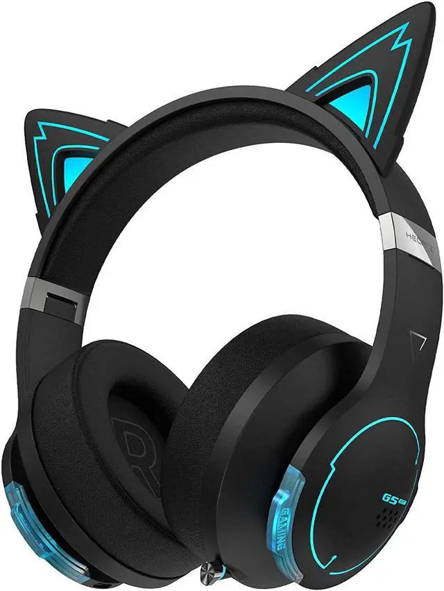 Main image of Edifier G5BT CAT Wireless Bluetooth Gaming Headset with Mic - Black  (Refurbished)