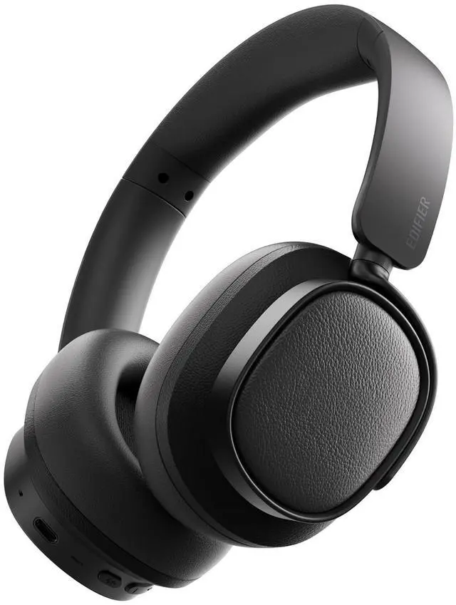 Main image of Edifier Active Noise Cancelling Headphones, Over Ear Bluetooth Headset, 92H Playtime Wired & Wireless Hi-Res Audio Certified, Fast Charging Clear Calls for Home Office Travel - Black