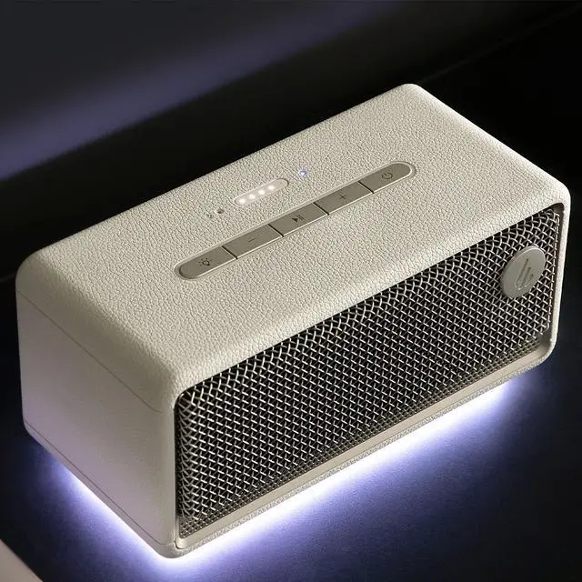Alt view image 3 of 6 - Edifier Bluetooth Speaker, Portable with Stereo Pairing, IP66 Dustproof & Waterproof 9H Playtime BT5.4 34W RMS Dual Device Connection Ambient Light for Home Party Outdoor Beach  White