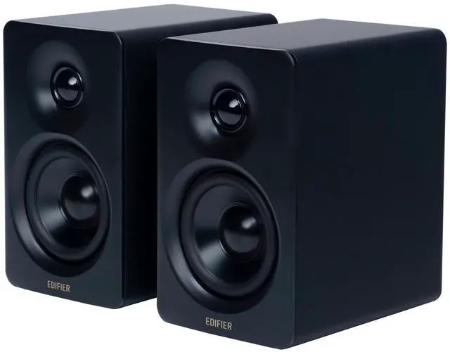 Main image of Edifier Bookshelf Speakers, 66W RMS Desktop Speakers, Hi-Res Audio & Hi-Res Wireless Audio Computer Speakers, Bluetooth V5.3 Speakers with USB-C AUX Input and Stands  Black