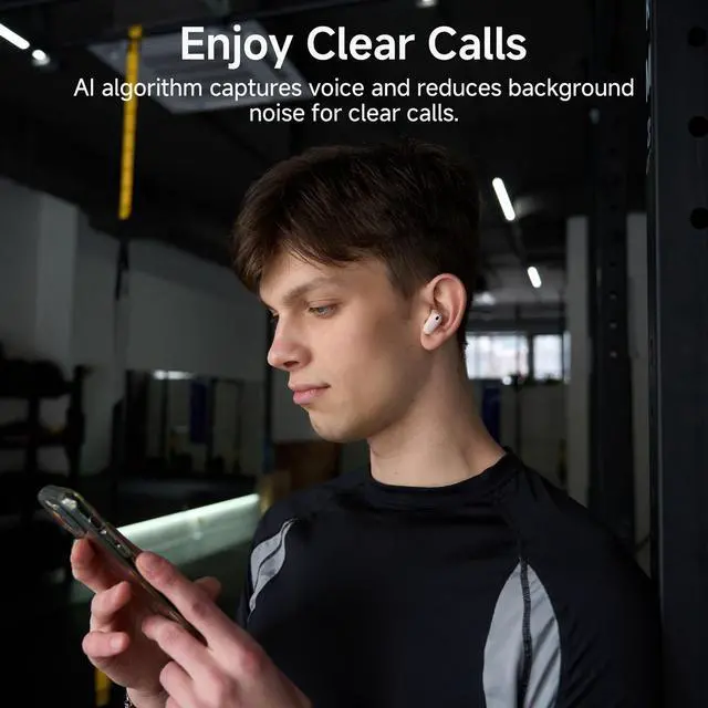 Alt view image 3 of 7 - Edifier X1 Lite True Wireless Earbuds, Bluetooth 5.4 Earphones with 26 Hours Playtime Single Mic AI for Clear Calls, IP54 Sweat Resistant Low Latency Headphones Supports Fast Charging - Pink