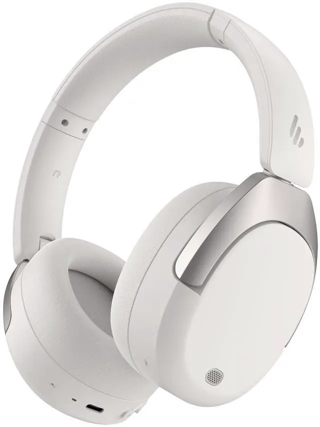 Main image of Edifier W830NB Active Noise Cancelling Wireless Over-Ear Headphones, Foldable Lightweight Bluetooth Headset with Hi-Res Audio, Dual Device Connection, 94 Hours Playtime Fast Charging - White