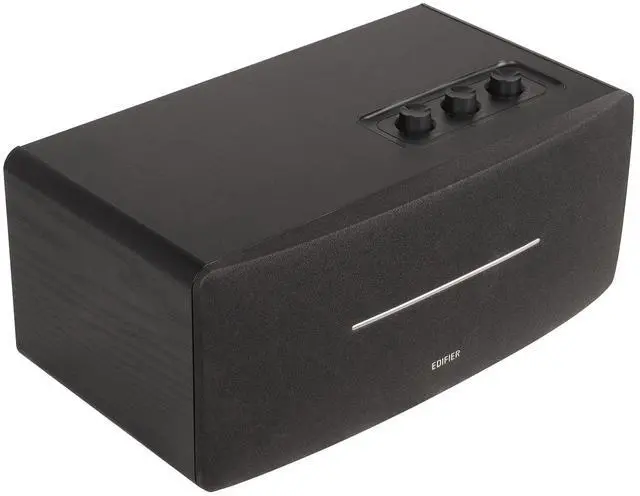 Main image of Edifier D12 Tabletop Speaker - Integrated Desktop Stereo Bluetooth Speaker - Wireless Computer Speaker for Desktop Use- 70 Watts RMS with Subwoofer Line Out - Black