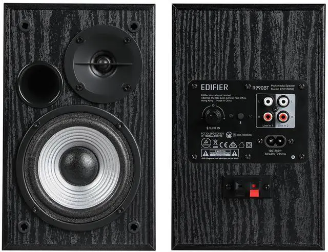 Main image of Edifier R990BT 2.0 Active Multimedia Speakers - Bluetooth Bookshelf Speakers - Powered Studio Monitor Speaker - MDF Enclosure - 24W RMS (Pair)