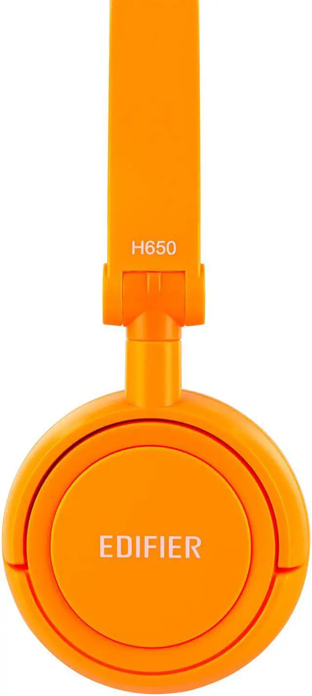 Alt view image 6 of 13 - Edifier H650 Headphones - Hi-Fi On-Ear Foldable Noise-Isolating Stereo Headphone, Ultralight and Tri-fold Portable - Black White Orange Blue Violet/Purple Pink