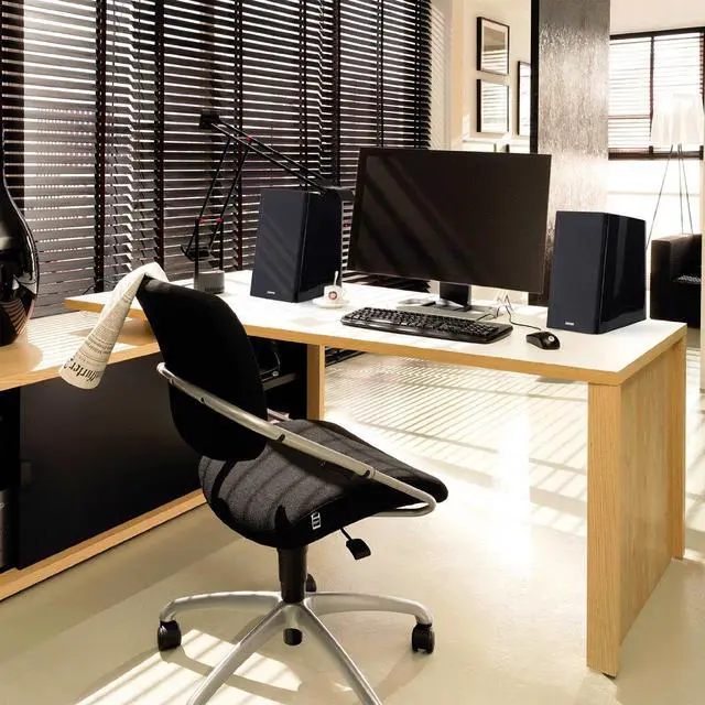 Alt view image 6 of 20 - Edifier R2000DB Powered Bluetooth Bookshelf Speakers - Near-Field Studio Monitors - Optical Input - 5 inch Subwoofer - 120 Watts RMS - Black