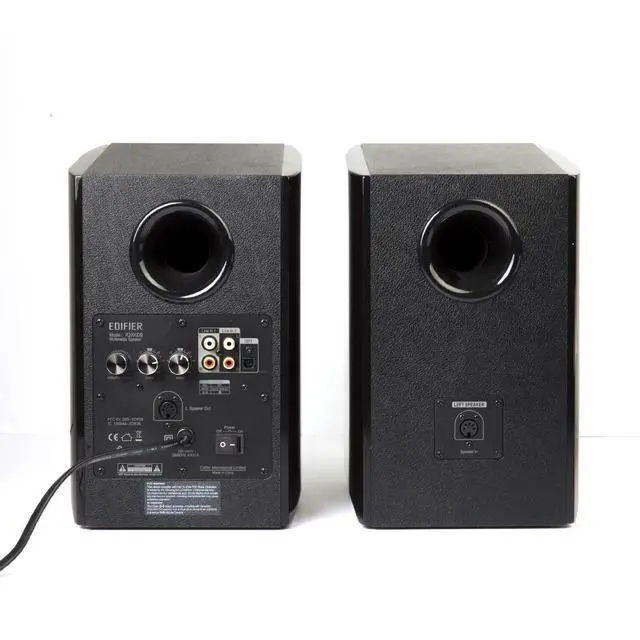 Alt view image 2 of 20 - Edifier R2000DB Powered Bluetooth Bookshelf Speakers - Near-Field Studio Monitors - Optical Input - 5 inch Subwoofer - 120 Watts RMS - Black