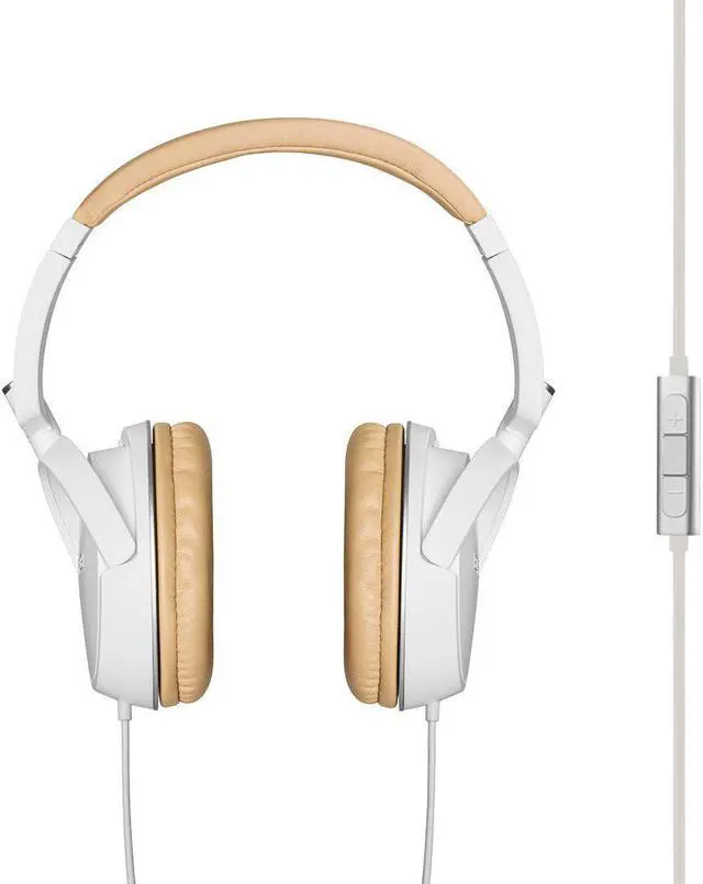 Alt view image 3 of 15 - Edifier P841 Comfortable Noise Isolating Over-Ear Headphones With Microphone And Volume Controls - White