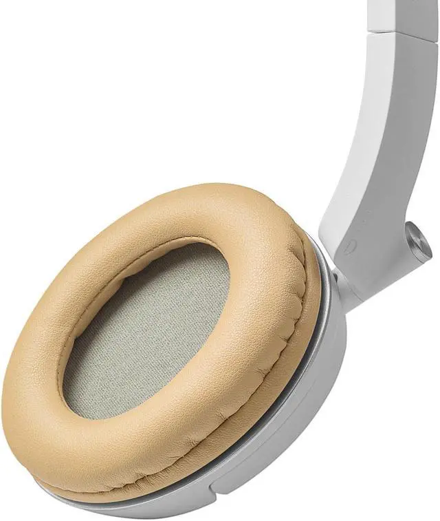 Alt view image 6 of 15 - Edifier P841 Comfortable Noise Isolating Over-Ear Headphones With Microphone And Volume Controls - White