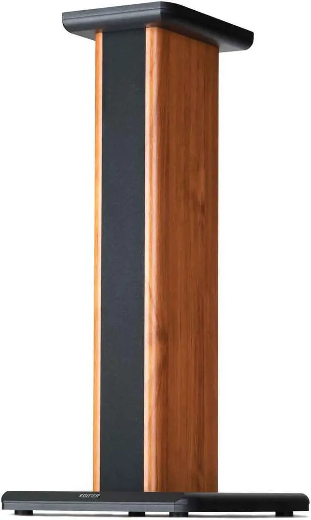 Alt view image 3 of 14 - Edifier SS02 S1000DB / S2000PRO Wood Grain Speaker Stands Enhanced Audio Listening Experience For Home Theaters