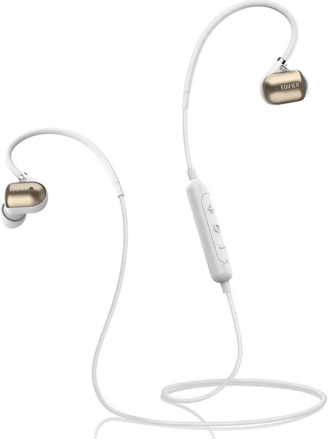 Main image of Edifier W295BT Plus IPX5 Water Resistant Bluetooth Earphones Volume and Playback Controls - White