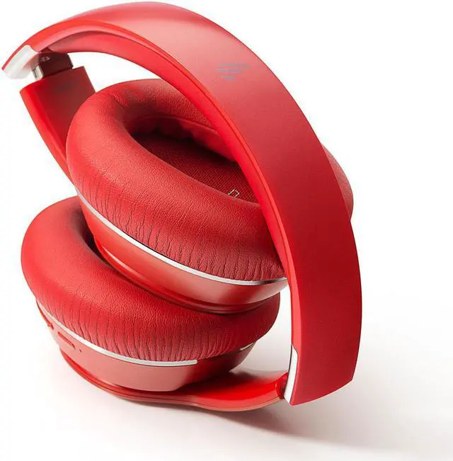 Alt view image 7 of 11 - Edifier W820BT Bluetooth Headphones - Foldable Wireless Headphone with 80-hour Long Battery Life - Red
