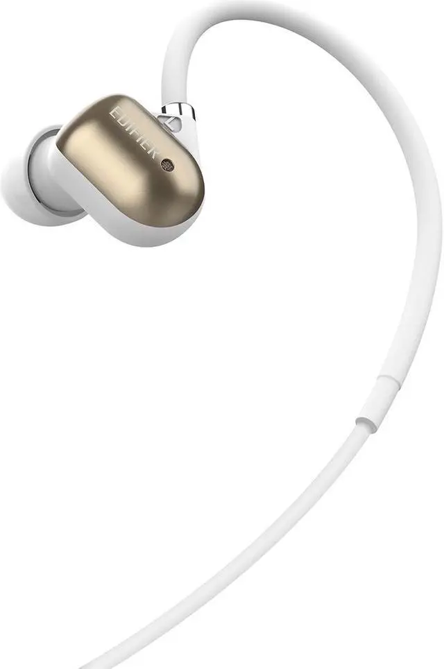Alt view image 3 of 5 - Edifier W295BT Plus IPX5 Water Resistant Bluetooth Earphones Volume and Playback Controls - White