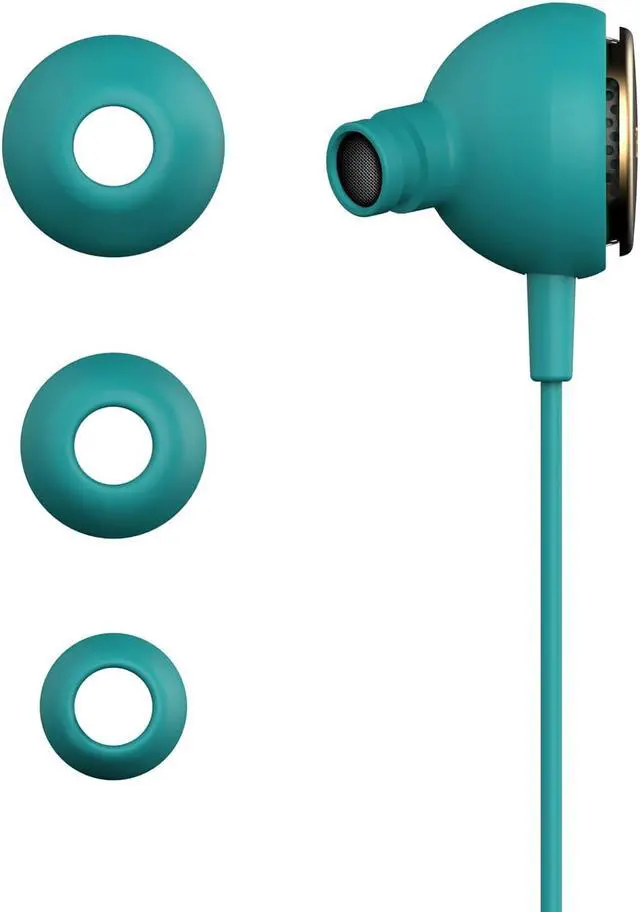 Alt view image 4 of 8 - Edifier P293 Plus Headphones In-Ear Earphones Inline Volume Playback Controls Flat L Shaped Cable Comfortable Eartips - Green