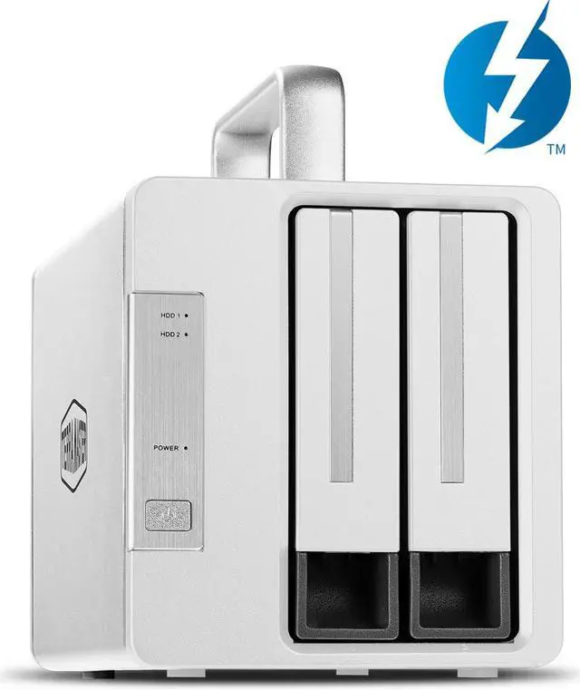 Main image of TerraMaster TD2 Thunderbolt 3 Plus 7-in-1 Thunderbolt 3 Dock with RAID Storage External Hard Drive Enclosure