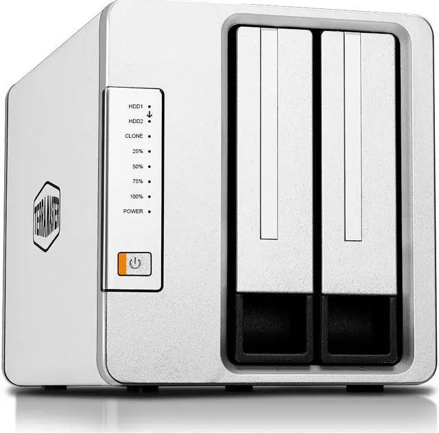 Main image of TerraMaster D2 -300 SSD/Hard Drive Duplicator, USB3.1 (5Gbps) Type C 2Bay SATA External Hard Drive Enclosure (Diskless)