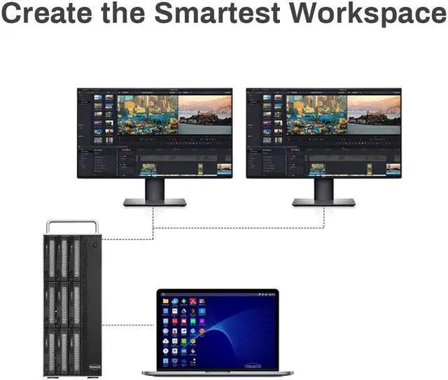 Alt view image 7 of 7 - TERRAMASTER D8-332 Thunderbolt 3 Storage Most Compact Professional-Grade 8-Bay Tower Thunderbolt3 Hardware RAID Enclosure Support RAID 0/1/5/10/JBOD External Hard Drive RAID Storage (Diskless)