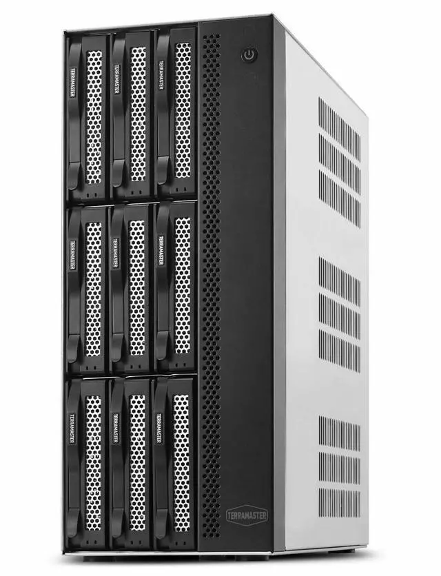 Main image of TERRAMASTER T9-500 Pro NAS Storage - 9Bay Core i7 1255U 10-Cores 12-Threads CPU, 16GB DDR5, Dual 10GbE Ports, Network Attached Storage Peak Performance for Business (Diskless)