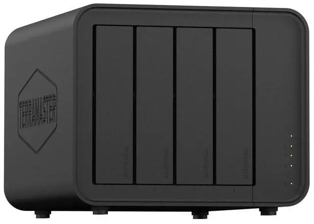 Main image of TERRAMASTER F4-424 Max NAS Storage - 4Bay Core i5 1235U 10-Cores 12-Threads, 8GB DDR5 RAM, Dual 10GbE Ports, Network Attached Storage Peak Performance for Business (Diskless)