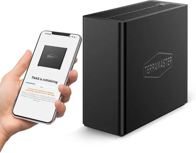 Main image of TERRAMASTER F4 SSD NAS Storage - 4Bay All SSD NAS Server N95 QuadCore CPU, 8GB DDR5 RAM, 5GbE Port, Palm-Sized High-Performance Network Attached Storage (Diskless)