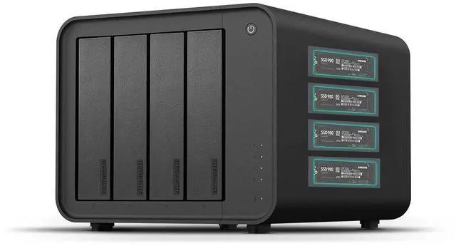 Main image of TERRAMASTER D8 Hybrid V2 HDD NVMe Enclosure USB 3.2 Gen 2 10Gbps Type C 8Bay USB Storage Hot Swappable Plug and Play (Diskless)
