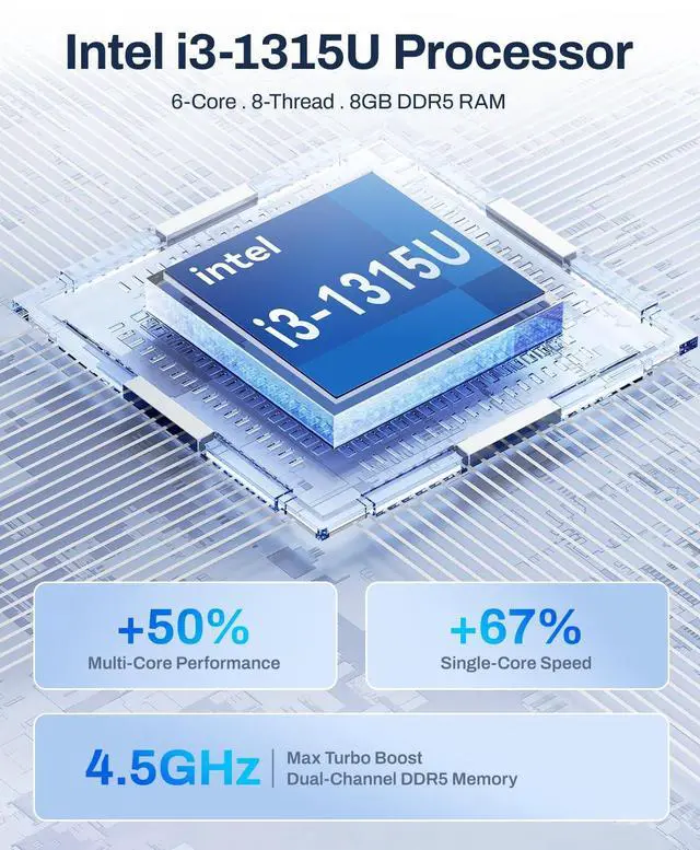 Alt view image 2 of 7 - TERRAMASTER F6-425 Pro NAS Server, Intel Core i3-1315U, 8GB DDR5 | 10GbE LAN x 2, TB4 Port x 2, AI-Native OS TOS 7, OpenClaw Supported, Network Attached Storage for Creators (Diskless)