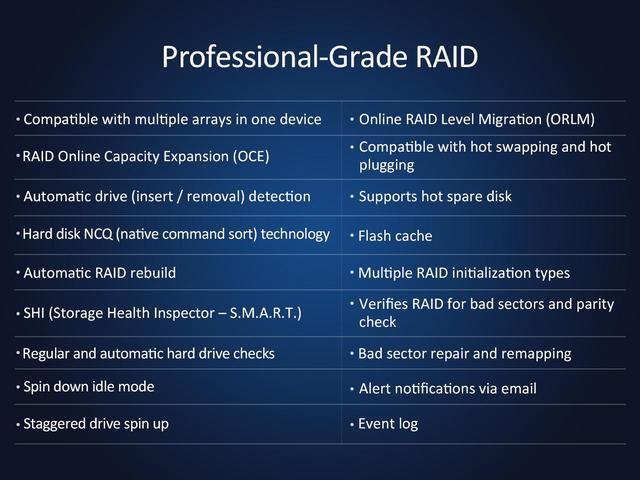 Alt view image 6 of 7 - TerraMaster D5 Thunderbolt 3 Professional-Grade 5-Bay External Hard Drive Enclosure RAID 0/RAID1/RAID5/RAID10/JBOD Hard Disk RAID Storage  (Diskless)