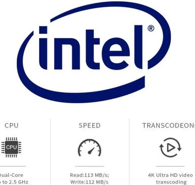 Alt view image 4 of 7 - Terramaster F4-220 100MB/S DISKLESS nas for plex 100MB/S Aluminum-alloy Nas Enclosure Intel Dual Core 2.41GHz 4 bays nas storage 2GB Ram media nas (HDD Not Included)