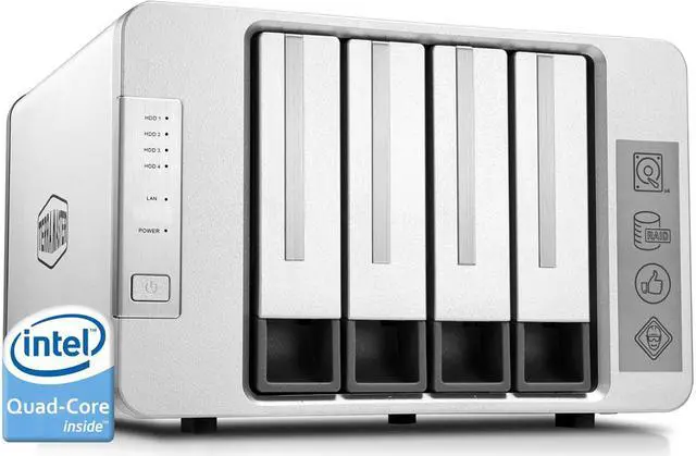 Main image of TerraMaster F4-421 NAS 4-Bay Cloud Storage Intel Quad Core 1.5GHz Plex Media Server Network Storage (Diskless)