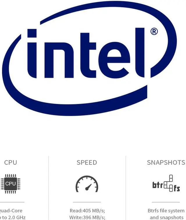 Alt view image 5 of 7 - TerraMaster F4-421 NAS 4-Bay Cloud Storage Intel Quad Core 1.5GHz Plex Media Server Network Storage (Diskless)