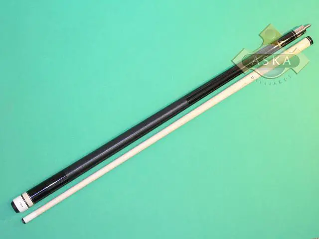 Alt view image 2 of 5 - Set of 4 Aska L2 Billiard Pool Cues, 58" Hard Rock Canadian Maple, 13mm Leather Tip, Mixed Weights, L2S4