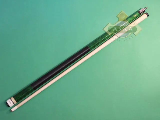 Alt view image 3 of 5 - Set of 4 Aska L2 Billiard Pool Cues, 58" Hard Rock Canadian Maple, 13mm Leather Tip, Mixed Weights, L2S4