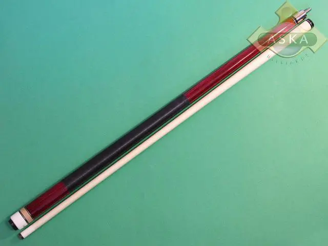 Alt view image 5 of 5 - Set of 4 Aska L2 Billiard Pool Cues, 58" Hard Rock Canadian Maple, 13mm Leather Tip, Mixed Weights, L2S4