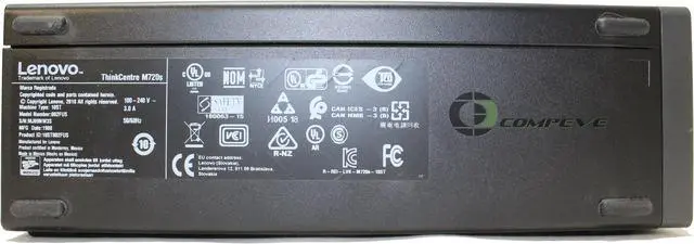 Alt view image 6 of 10 - Lenovo ThinkCentre M720s SFF Core i5-8400 2.8GHz RAM 8GB SSD 256GB 10ST002FUS