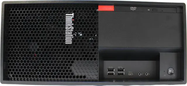 Alt view image 3 of 3 - Lenovo Thinkstation P330 Core i7-8700 3.2GHz 32GB Ram 512GB SSD 4TB HDD Quadro M2000 30C6S2VM0E