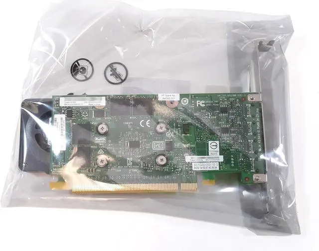 Alt view image 7 of 7 - HP Nvidia Quadro K1200 4GB 4xDP PCI-e x16 Support 4 Displays T7T59AT 846583-001