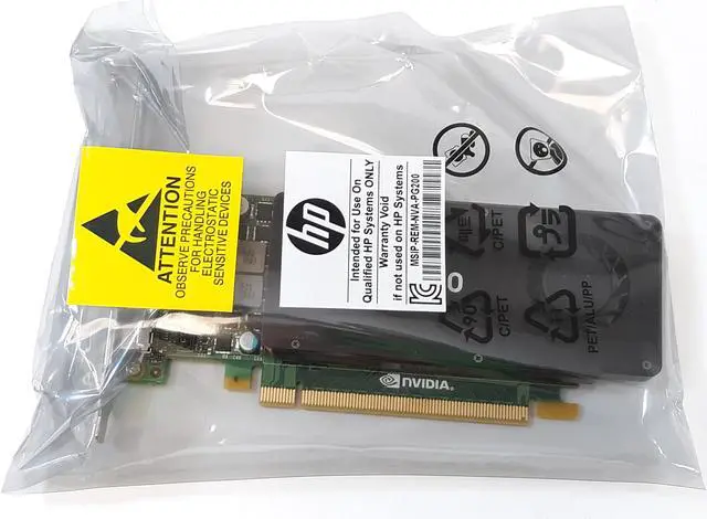 Alt view image 6 of 7 - HP Nvidia Quadro K1200 4GB 4xDP PCI-e x16 Support 4 Displays T7T59AT 846583-001