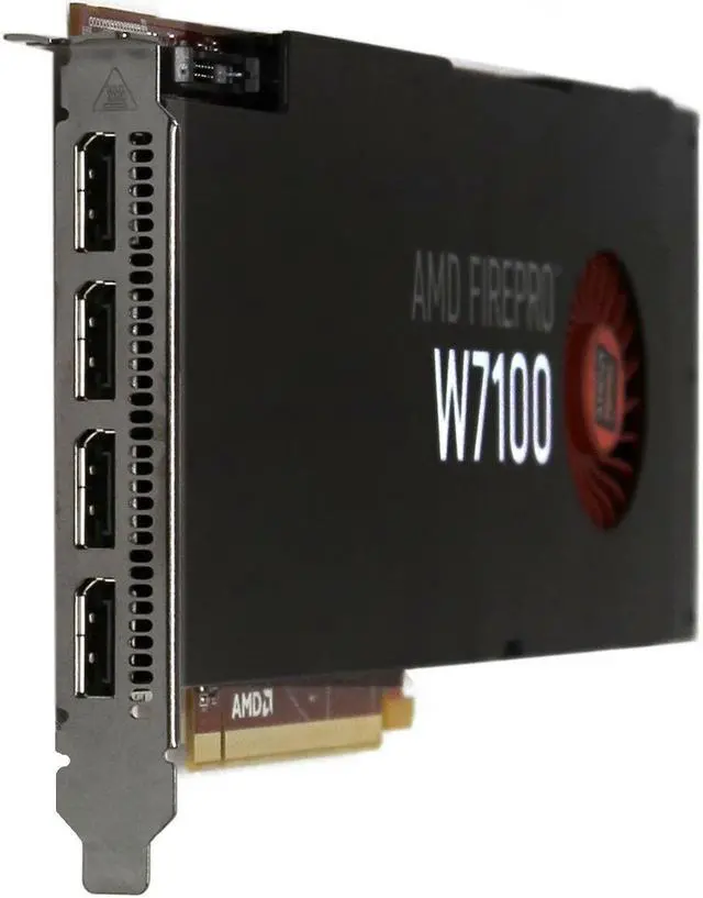 Main image of HP AMD FirePro W7100 8GB DPx4 GDDR5 256-bit 803269-001 803279-001
