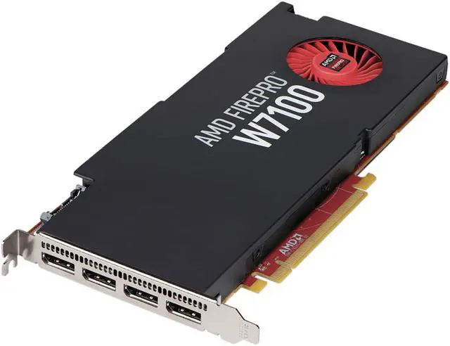 Alt view image 2 of 2 - HP AMD FirePro W7100 8GB DPx4 GDDR5 256-bit 803269-001 803279-001
