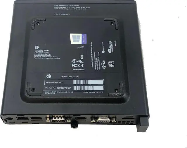 Alt view image 4 of 4 - HP 260 G3 Desktop Mini Core I3-7130U 2.7GHz HDD 1TB RAM 4Gb WIN10 5CM18UT#ABA