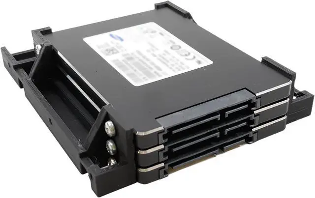 Alt view image 6 of 6 - Compeve SSD Mounting Bracket 2.5" to 3.5" HDD Adapter Bay Tray for triple / dual / single SSD