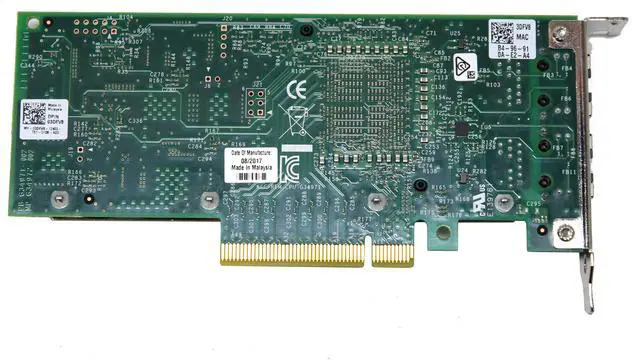 Alt view image 2 of 2 - Dell X540-T2 Genuine Converged Dual Port Network Adapter 3DFV8