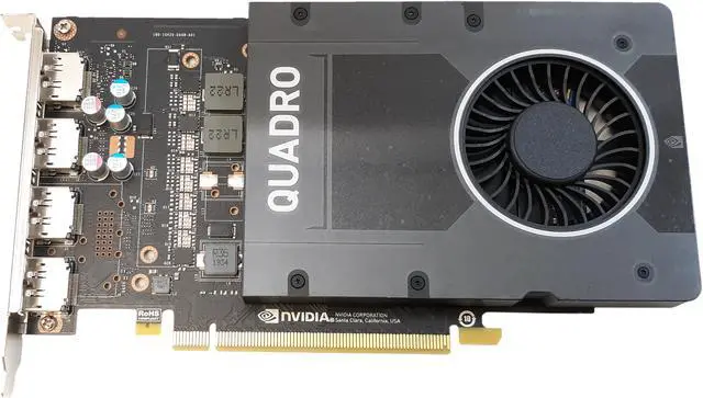 Main image of PNY nVIDIA Quadro P2200 VCQP2200 5GB PCI-Ex16 4xDP 900-5G420-1700-000