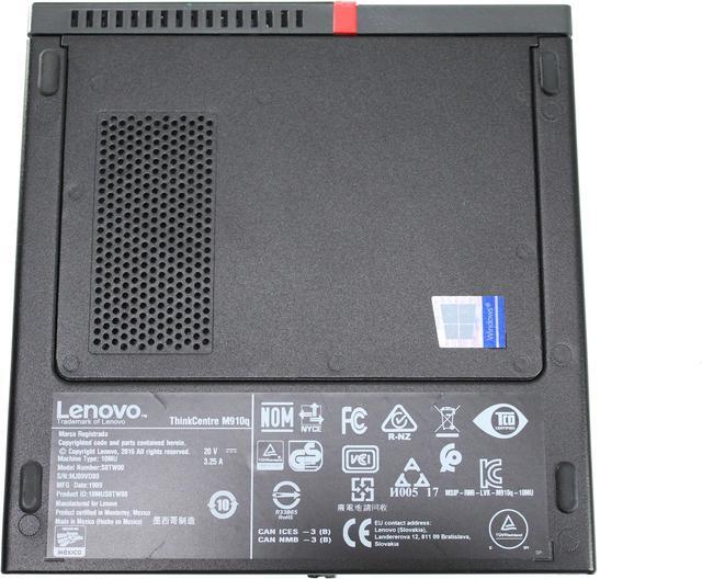 Alt view image 4 of 4 - Lenovo ThinkCentre M910q I5-6500T 2.5GHz HDD 1TB RAM 8Gb Win10 10MUS0TW00